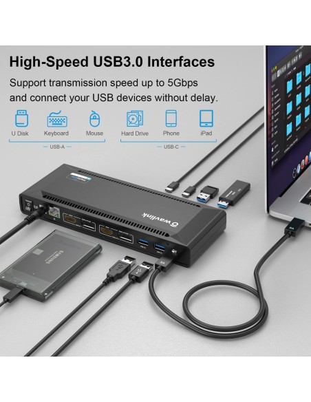 WAVLINK station d'accueil  100w